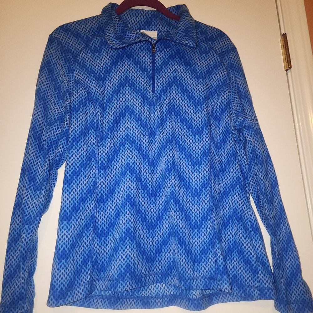 Columbia Quarter-Zip Fleece Long Sleeve Top